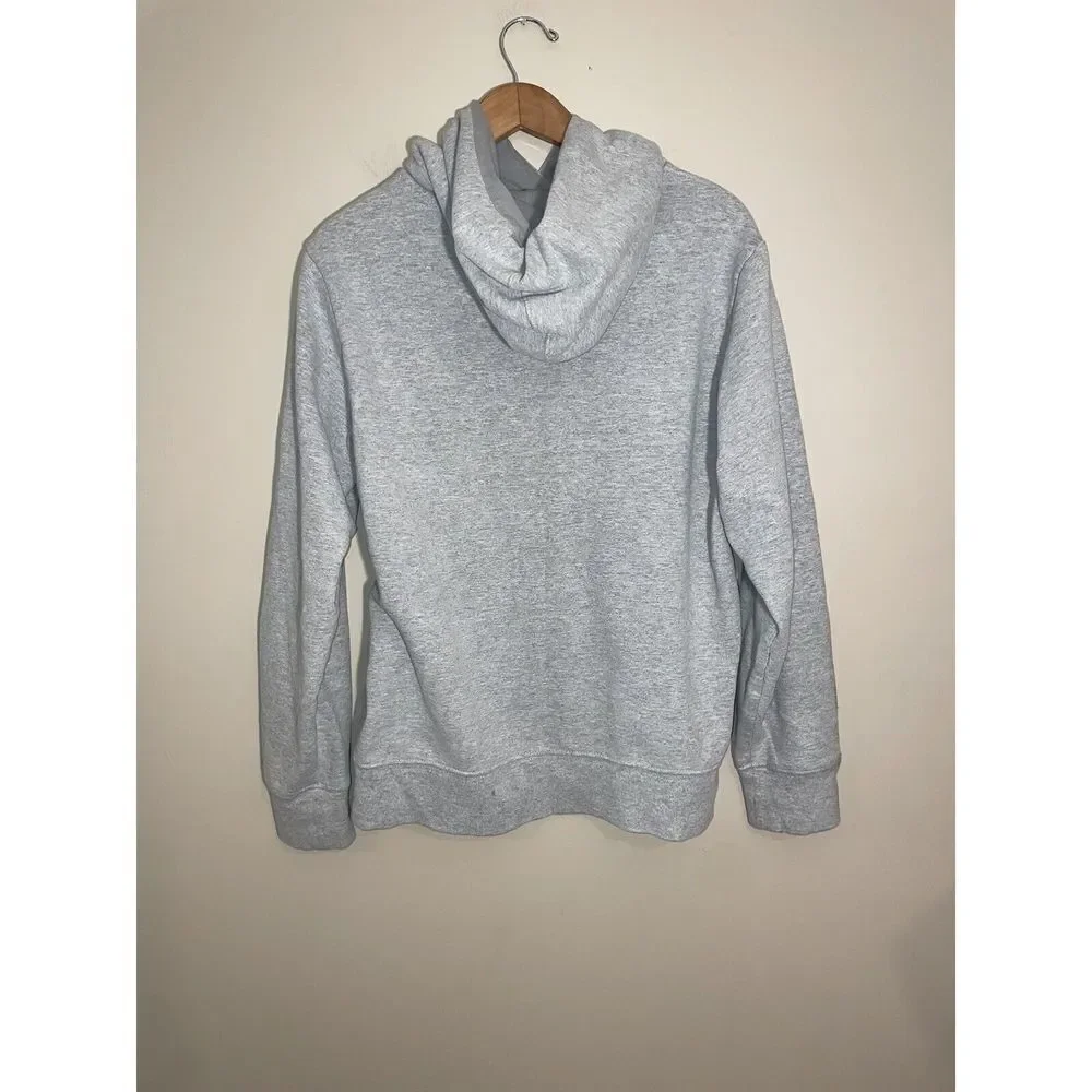 The North Face Hoodie Mens Medium Chicago‎ Skyline Sweatshirt Gray FLAW